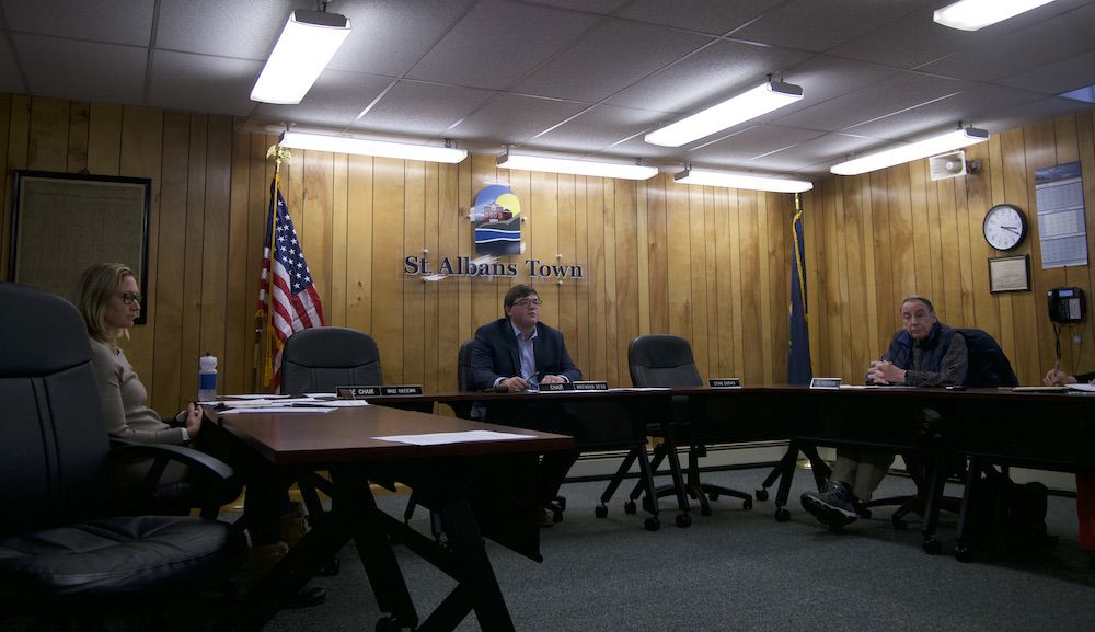 St. Albans Town Selectboard, 1-15-2020